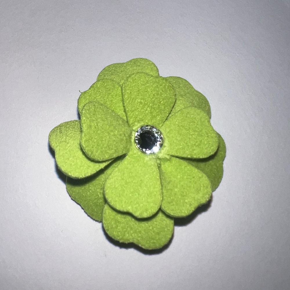 Susan Lanci Tinkie’s Garden Flower Hair Bow (Kiwi)